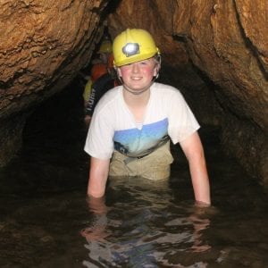 7th graders learn about caves on a trip to Costa Rica.