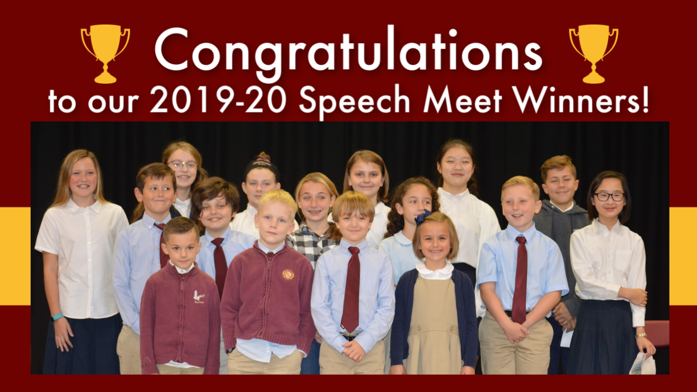 Lower School Speech Meet Winners Announced - Portsmouth Christian Academy
